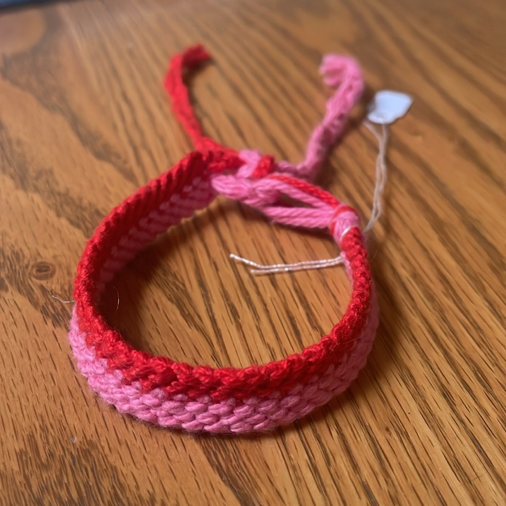 Bundle of Handwoven Pink Bracelets - Picture 4 of 4